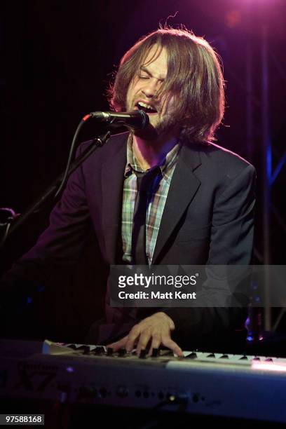 Fyfe Dangerfield performs as part of Q The Music Club at Hard Rock Cafe, Old Park Lane on March 9, 2010 in London, England.