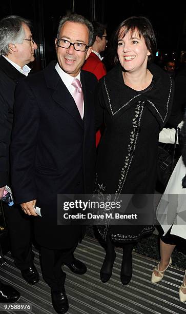 Ben Elton arrives at the world premiere of "Love Never Dies" at the Adelphi Theatre on March 9, 2010 in London, England.