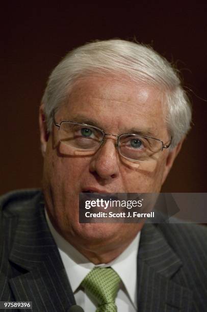 Dennis Van Roekel, president of the National Education Association , during the Senate Health, Education, Labor and Pensions hearing on the...