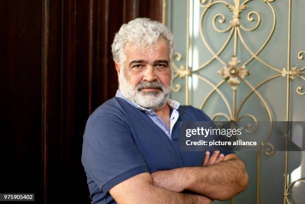 May 2018, Germany, Leipzig: Author Khaled Khalifa attends a presentation of his book at the Oriental Institute at the University of Leipzig. Khalifa...