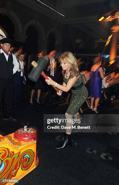 Netty Mason attends the afterparty following the world premiere of "Love Never Dies" at the Old Billingsgate Market on March 9, 2010 in London,...