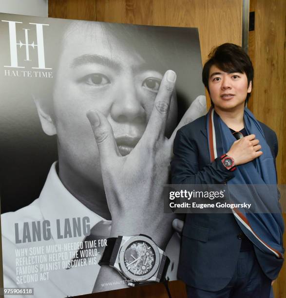 Lang Lang attends as Haute Living honors Lang Lang on June 15, 2018 in New York City.