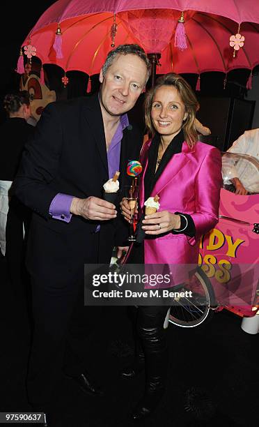 Rory Bremner attends the afterparty following the world premiere of "Love Never Dies" at the Old Billingsgate Market on March 9, 2010 in London,...