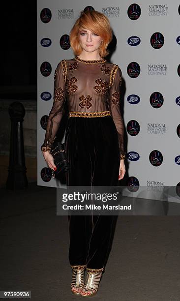 Nicola Roberts attends the 30 Days Of Fashion & Beauty Festival Gala Party at Natural History Museum on September 21, 2009 in London, England.
