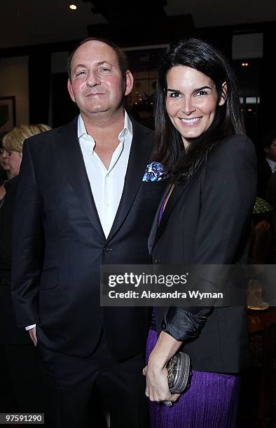 John Dempsey and Angie Harmon at The 3rd Annual Women In Film Pre-Oscar Party held at a Private Residence on March 4, 2010 in Los Angeles, California.