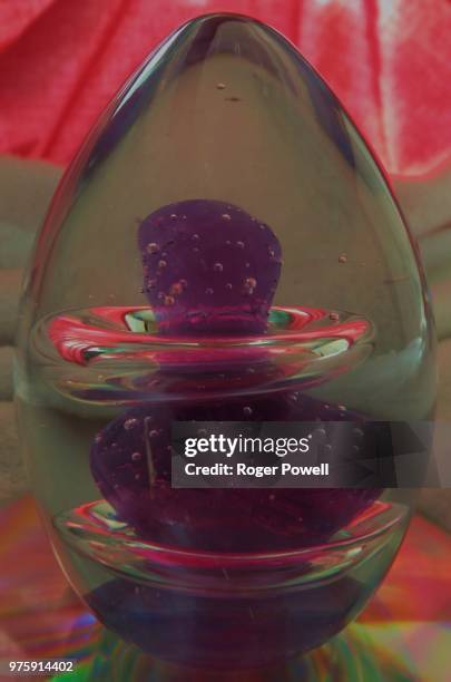 paperweight with reflected light [ii] - paperweight stock pictures, royalty-free photos & images