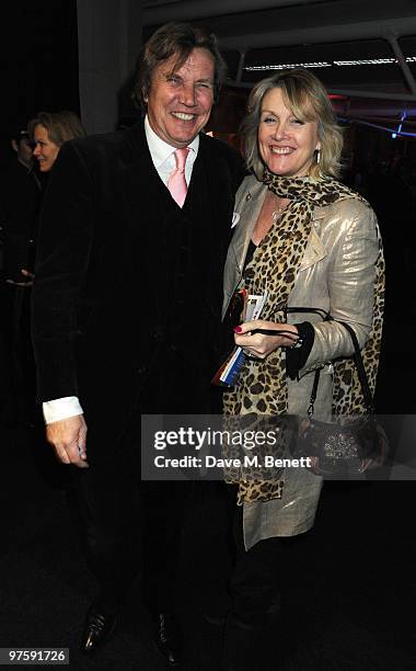 Theo and Louise Fennell attend the afterparty following the world premiere of "Love Never Dies" at the Old Billingsgate Market on March 9, 2010 in...