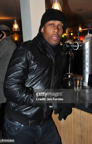 Lemar attends the launch of SAW Alive - the world's most extreme live horror maze at Thorpe Park on March 9, 2010 in Chertsey, England.
