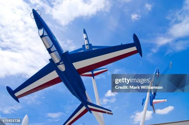 le bourget museum of air and space - bourget stock pictures, royalty-free photos & images