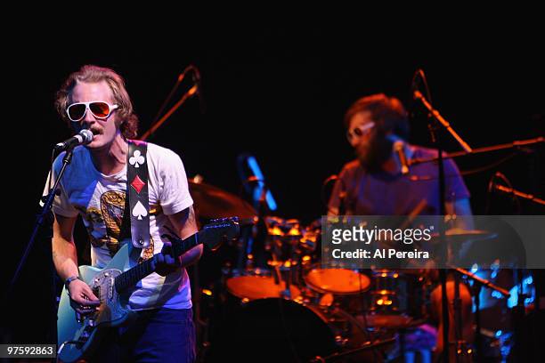 Musician John Joseph McCauley III of Deer Tick performs during the 31st Celebrate Brooklyn Summer Season at the Prospect Park Bandshell on August 7,...