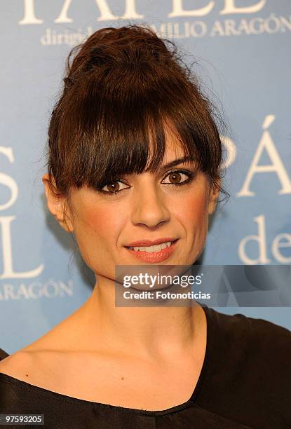 Miren Ibarguren attends 'Pajaros de Papel' premiere, at Kinepolis Cinema on March 9, 2010 in Madrid, Spain.