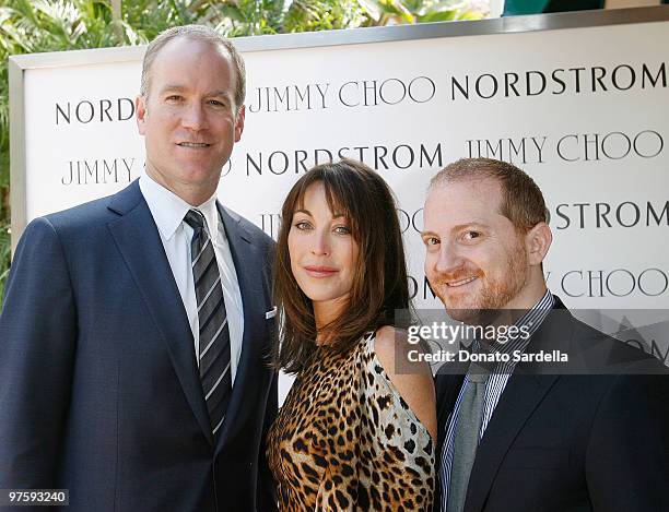 Peter Nordstrom, Founder and President of Jimmy Choo Tamara Mellon and Josh Shulman CEO of Jimmy Choo attend Nordstrom and Tamara Mellon of Jimmy...