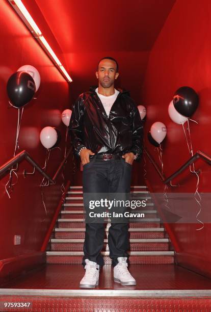 Craig David poses backstage after performing live to promote his new album 'Signed Sealed Delivered' at Scala on March 9, 2010 in London, England.