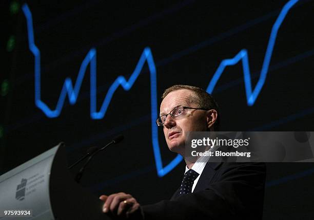 Philip Lowe, assistant governor of the Reserve Bank of Australia, speaks at the Urban Development Institute of Australia National Congress 2010 in...