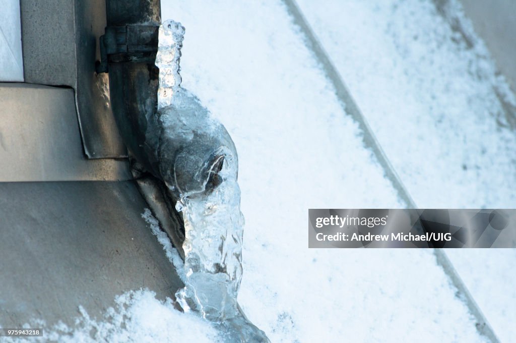 Frozen drainpipes