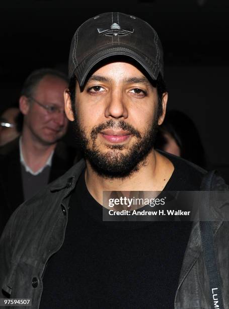 Magician David Blaine attends the "Marina Abramovic: The Artist is Present" exhibition opening night party at The Museum of Modern Art on March 9,...