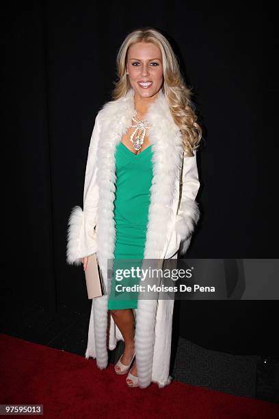 Personality Gretchen Rossi attends the premiere of "Our Family Wedding" at AMC Loews Lincoln Square 13 theater on March 9, 2010 in New York City.