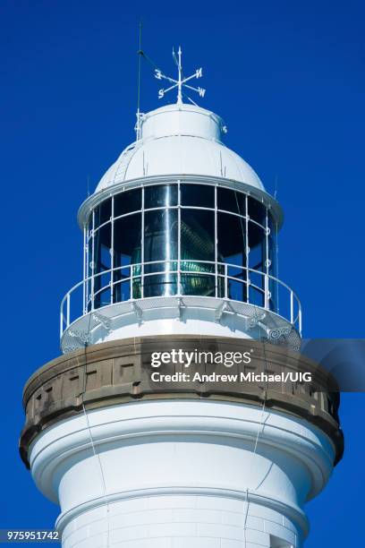 cape byron bay lighthouse, at most eastern point of australia. - byron bay lighthouse stock pictures, royalty-free photos & images