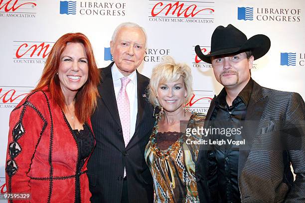 Victoria Shaw, Sen. Orrin Hatch , Lorrie Morgan and John Rich attend the Country Music Association's Story Tellers and Story Keepers Program at the...