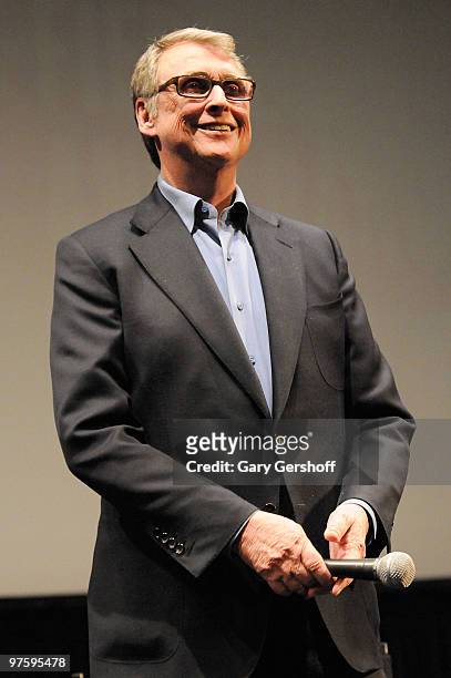 Filmaker Mike Nichols attends the screening of "The Graduate" at the Walter Reade Theater on March 9, 2010 in New York City.
