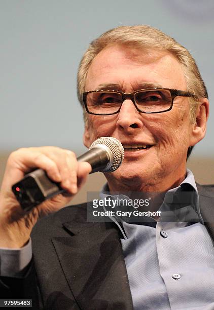 Filmmaker Mike Nichols attends the screening of "The Graduate" at the Walter Reade Theater on March 9, 2010 in New York City.