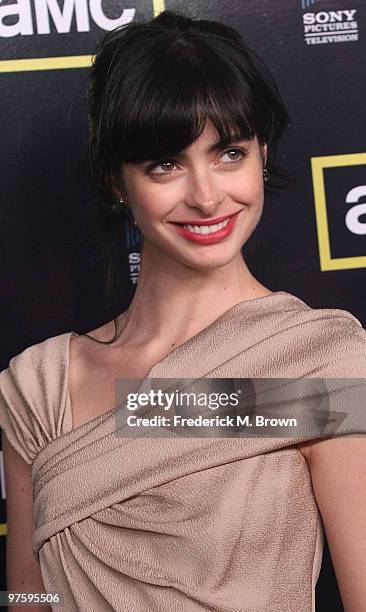 Actress Krysten Ritter attends the third season premiere of the television show "Breaking Bad" at the ArcLight Hollywood Cinemas on March 9, 2010 in...