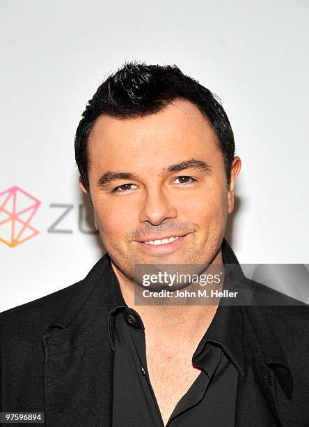 Actor/Writer/Producer Seth McFarlane attends an evening with Seth McFarlane and friends at the 27th annual PaleyFest at the Saban Theatre on March 9,...