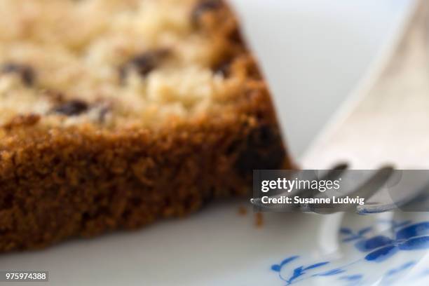 pastry fork - raisin cookie stock pictures, royalty-free photos & images