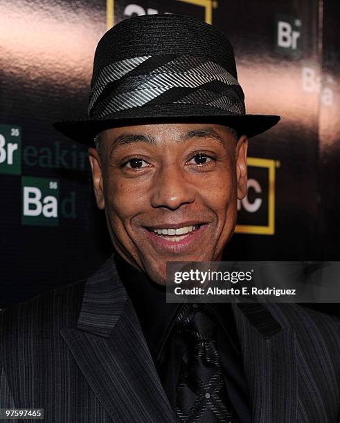 Actor Giancarlo Esposito arrives at the premiere of the third season of AMC's Emmy Award winning series "Breaking Bad" at the ArcLight Cinemas on...
