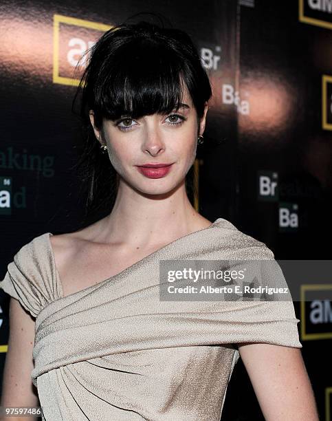 Actress Krysten Ritter arrives at the premiere of the third season of AMC's Emmy Award winning series "Breaking Bad" at the ArcLight Cinemas on March...