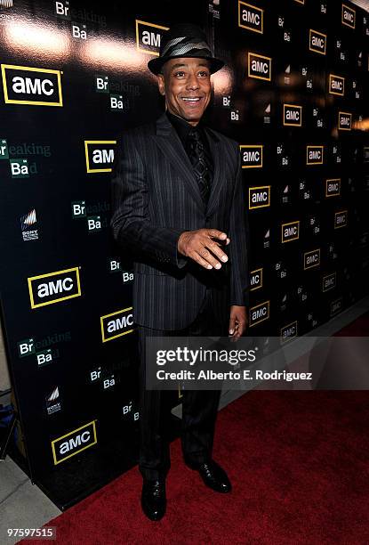 Actor Giancarlo Esposito arrives at the premiere of the third season of AMC's Emmy Award winning series "Breaking Bad" at the ArcLight Cinemas on...