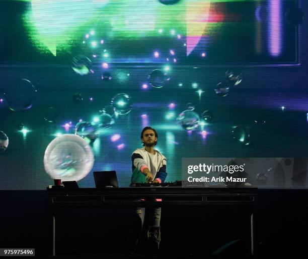 Zedd performs at Northwell Health at Jones Beach Theater on June 15, 2018 in Wantagh, New York.