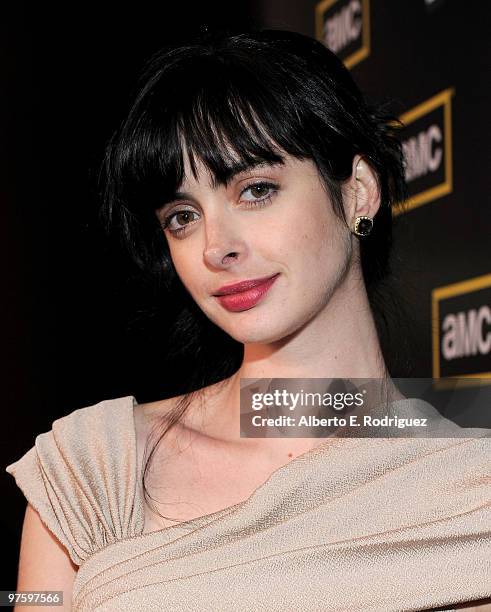 Actress Krysten Ritter arrives at the premiere of the third season of AMC's Emmy Award winning series "Breaking Bad" at the ArcLight Cinemas on March...