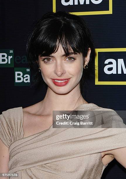 Krysten Ritter arrives at the "Breaking Bad" Season Three Premiere at ArcLight Cinemas on March 9, 2010 in Hollywood, California.