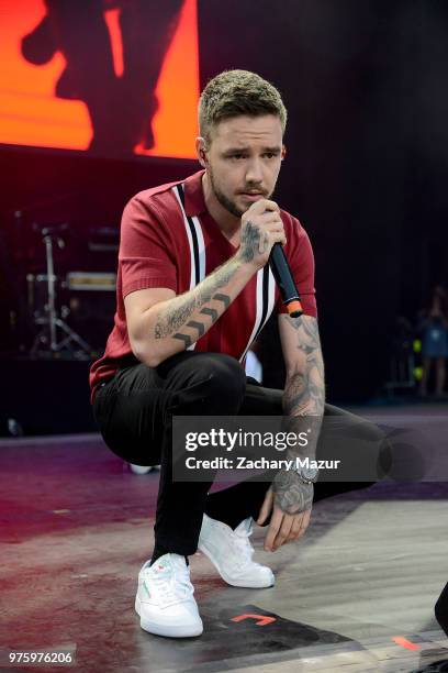 Liam Payne performs onstage during 2018 BLI Summer Jam at Northwell Health at Jones Beach Theater on June 15, 2018 in Wantagh, New York.