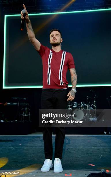 Liam Payne performs onstage during 2018 BLI Summer Jam at Northwell Health at Jones Beach Theater on June 15, 2018 in Wantagh, New York.