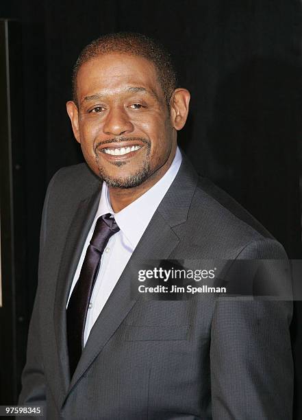 Actor Forest Whitaker attends the premiere of "Our Family Wedding at AMC Loews Lincoln Square 13 theater on March 9, 2010 in New York City.