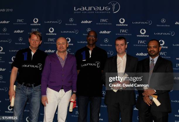 Anders Sundt Jensen, VP of Brand Communications at Mercedes Benz, Georges Kern, CEO of IWC Schaffhausen, Laureus Chairman of the Sport for Good...