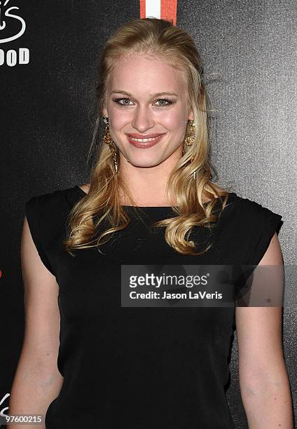 Leven Rambin attends the E! Oscar viewing and after party at Drai's Hollywood on March 7, 2010 in Hollywood, California.