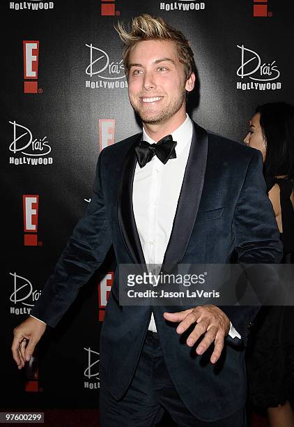 Lance Bass attends the E! Oscar viewing and after party at Drai's Hollywood on March 7, 2010 in Hollywood, California.