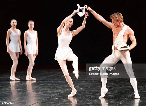 Senior principal dancer for the South African Ballet Theatre, Angela Malan. Pictured is Angela on stage with Deen Nikolaj Hubbe from the New York...