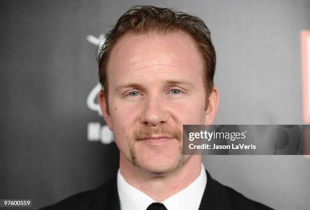 Director Morgan Spurlock attends the E! Oscar viewing and after party at Drai's Hollywood on March 7, 2010 in Hollywood, California.