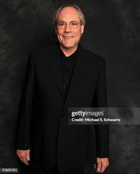 Comedian/actor Robert Klein poses at The Ice House Comedy Club on March 9, 2010 in Pasadena, California.