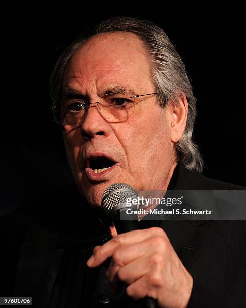 Comedian/actor Robert Klein performs at The Ice House Comedy Club on March 9, 2010 in Pasadena, California.