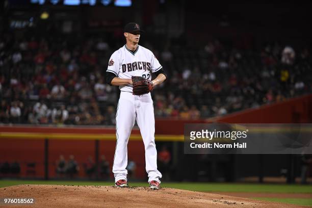 Clay Buchholz of the Arizona Diamondbacks delivers a pitch against the Pittsburgh Pirates at Chase Field on June 12, 2018 in Phoenix, Arizona.