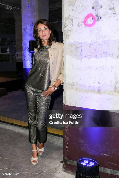 German actress Gerit Kling during the nominees announcement of the German Play Award 2018 at Kornversuchsspeicher on June 15, 2018 in Berlin,...