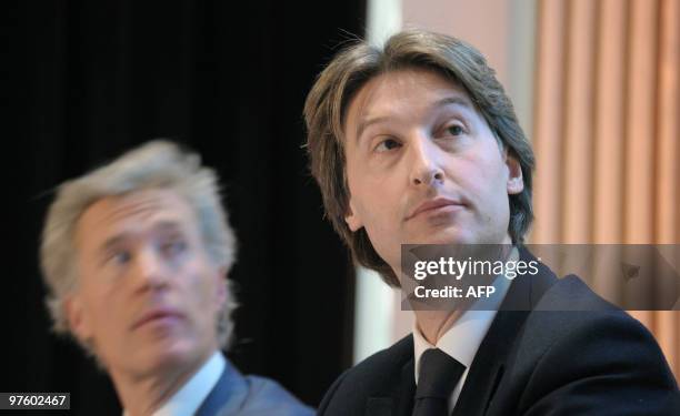 Jean-Charles Decaux, Chief Executive of the Board of JCDecaux SA and co-Chief Executive Officer and Jean-Francois Decaux, chief executive of France's...