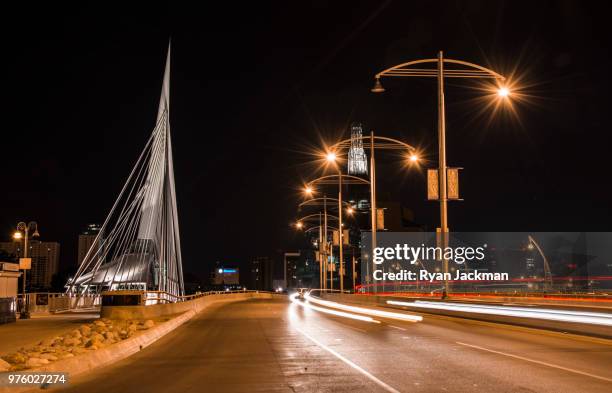 esplanade riel at night - esplanade riel fotografías e imágenes de stock