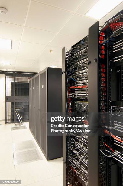 Office computer server room.