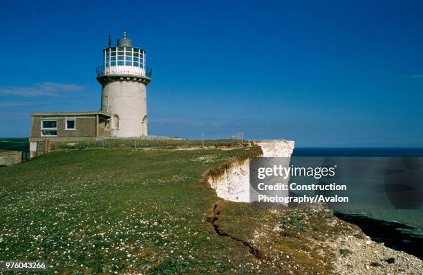 Belle Tout Lighthouse, Beachy Head, Sussex, UK .